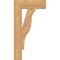 Ekena Millwork Funston Block Smooth Bracket, Western Red Cedar, 3 1/2"W x 14"D x 26"H BKT04X14X26FST05SWR - alternate 2